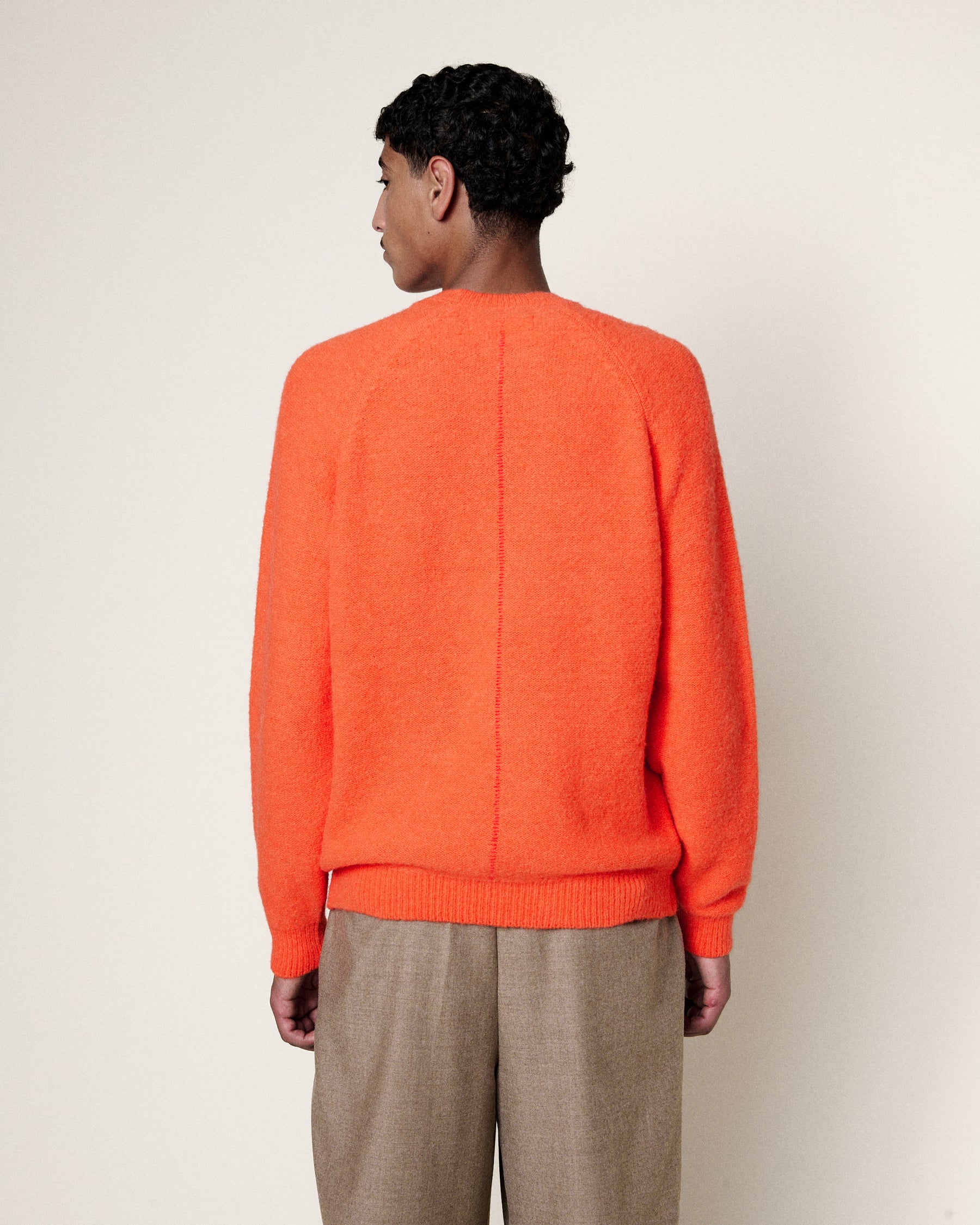 BRIGHT ORANGE BABY BRETT SWEATER