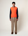 BABY FIRAS BRIGHT ORANGE SLEEVELESS SWEATER VEST