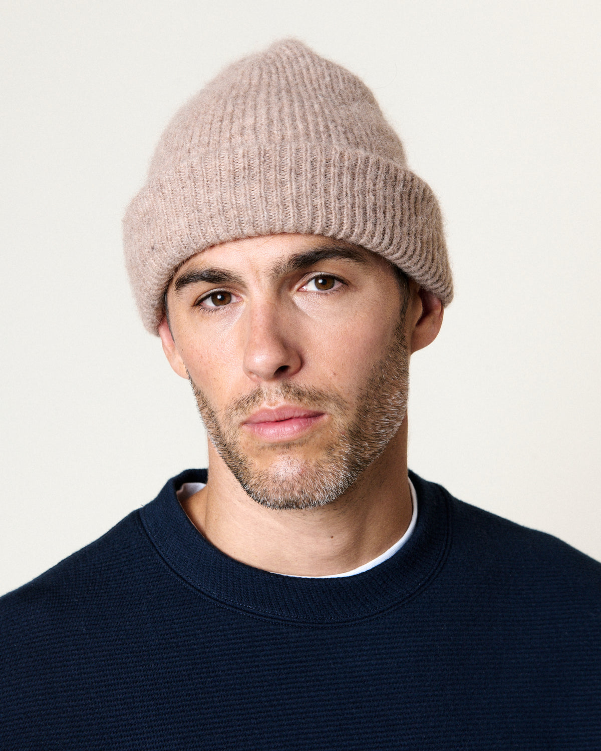 BABY HAT LIGHT TAUPE