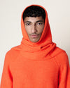 BABY HOOD BRIGHT ORANGE