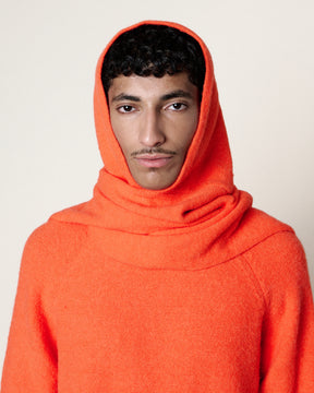 BABY HOOD BRIGHT ORANGE