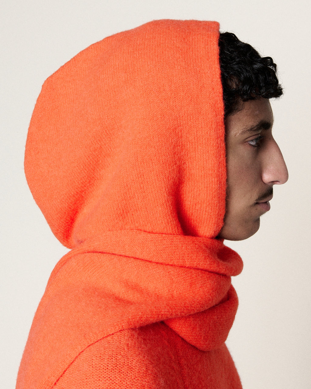 BABY HOOD BRIGHT ORANGE