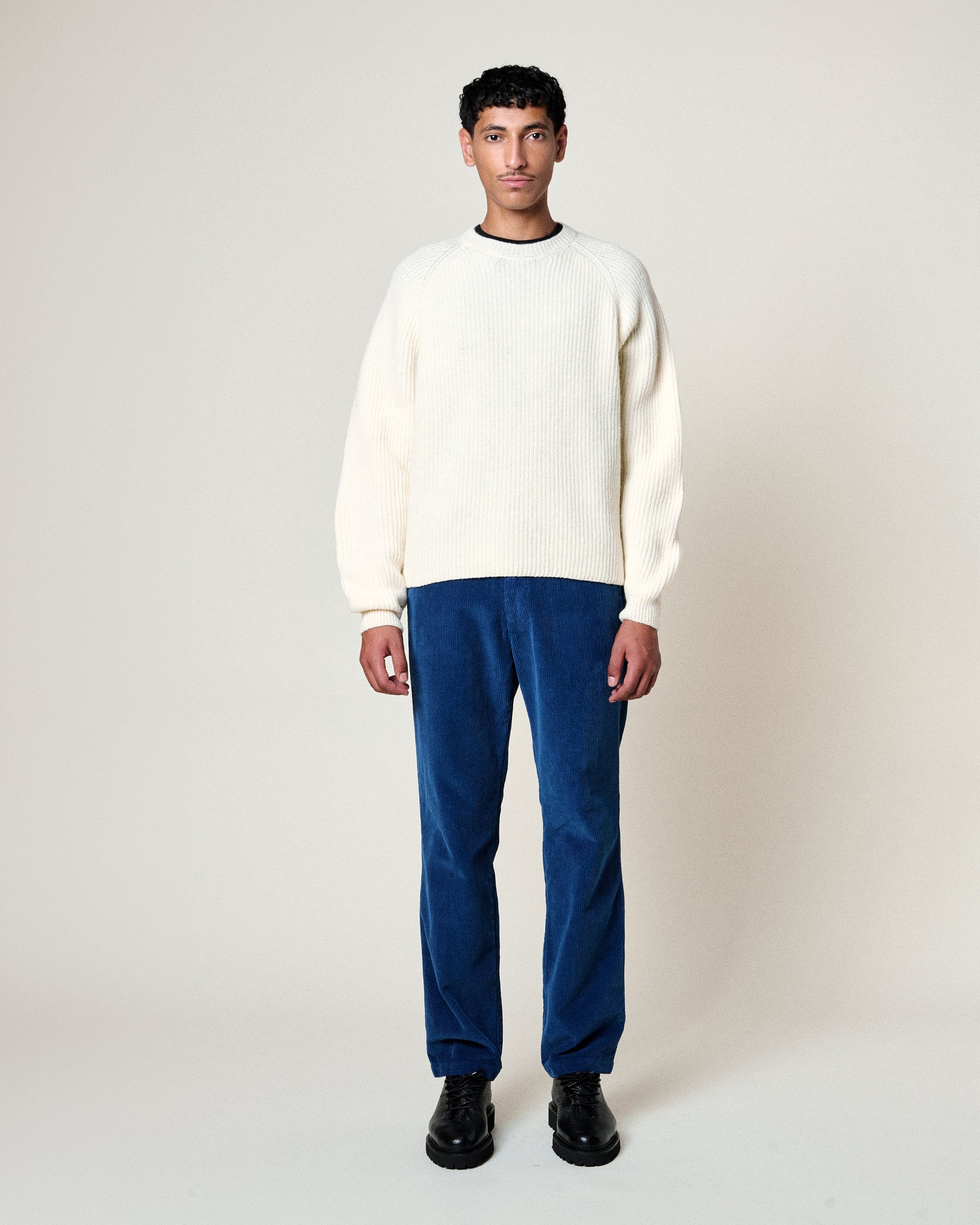 COLIN SHETLAND CREAM SWEATER