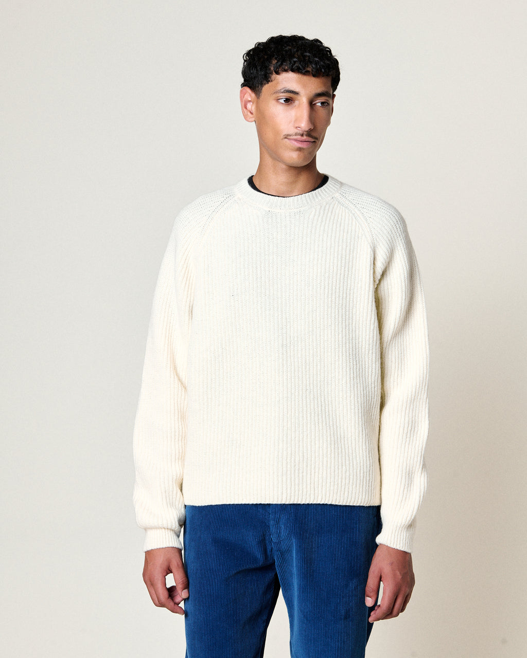 COLIN SHETLAND CREAM SWEATER