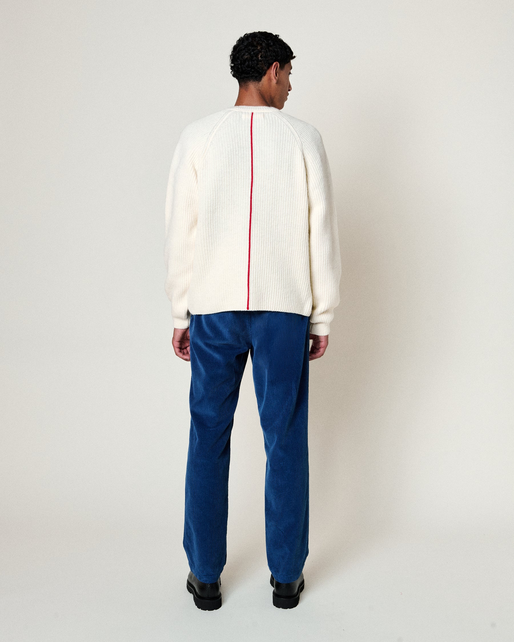 COLIN SHETLAND CREAM SWEATER