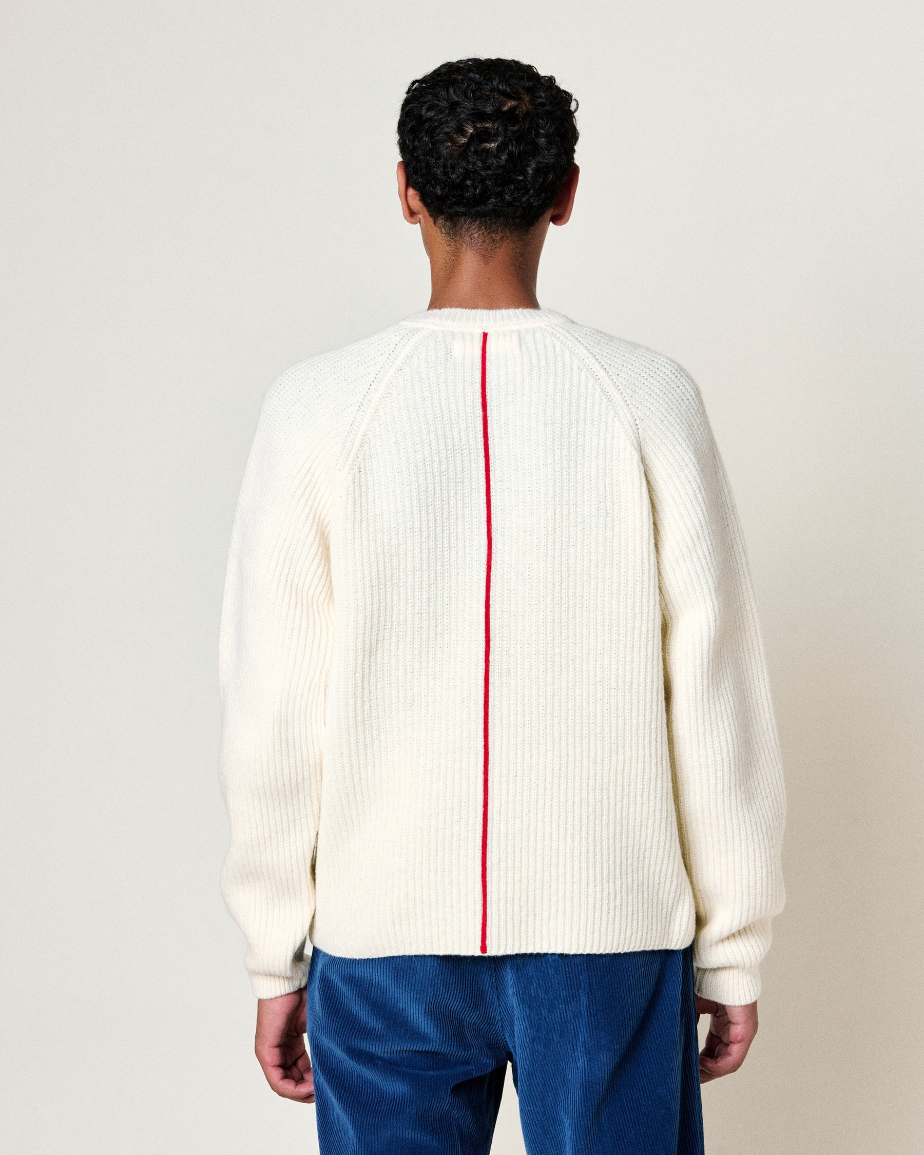 COLIN SHETLAND CREAM SWEATER