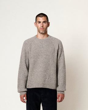 COLIN SHETLAND GREY SWEATER