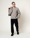COLIN SHETLAND GREY SWEATER