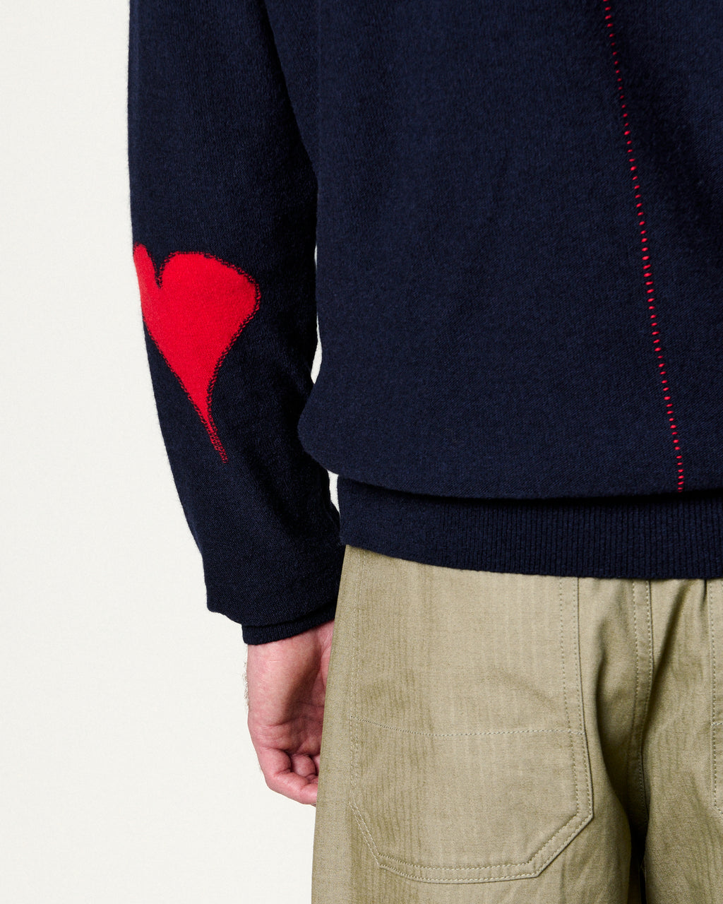 CUPID NAVY SWEATER