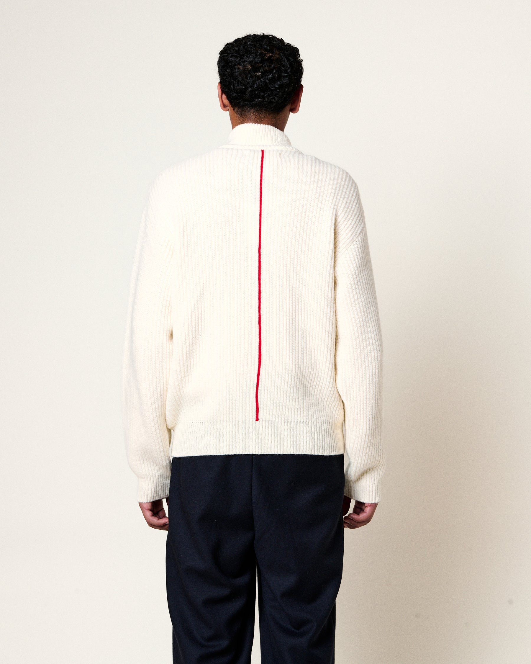 EWAN SHETLAND CREAM SWEATER