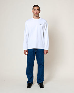 LONG SLEEVE FELI TEE WHITE