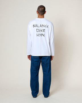 LONG SLEEVE FELI TEE WHITE