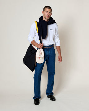 LONG SLEEVE FELI TEE WHITE