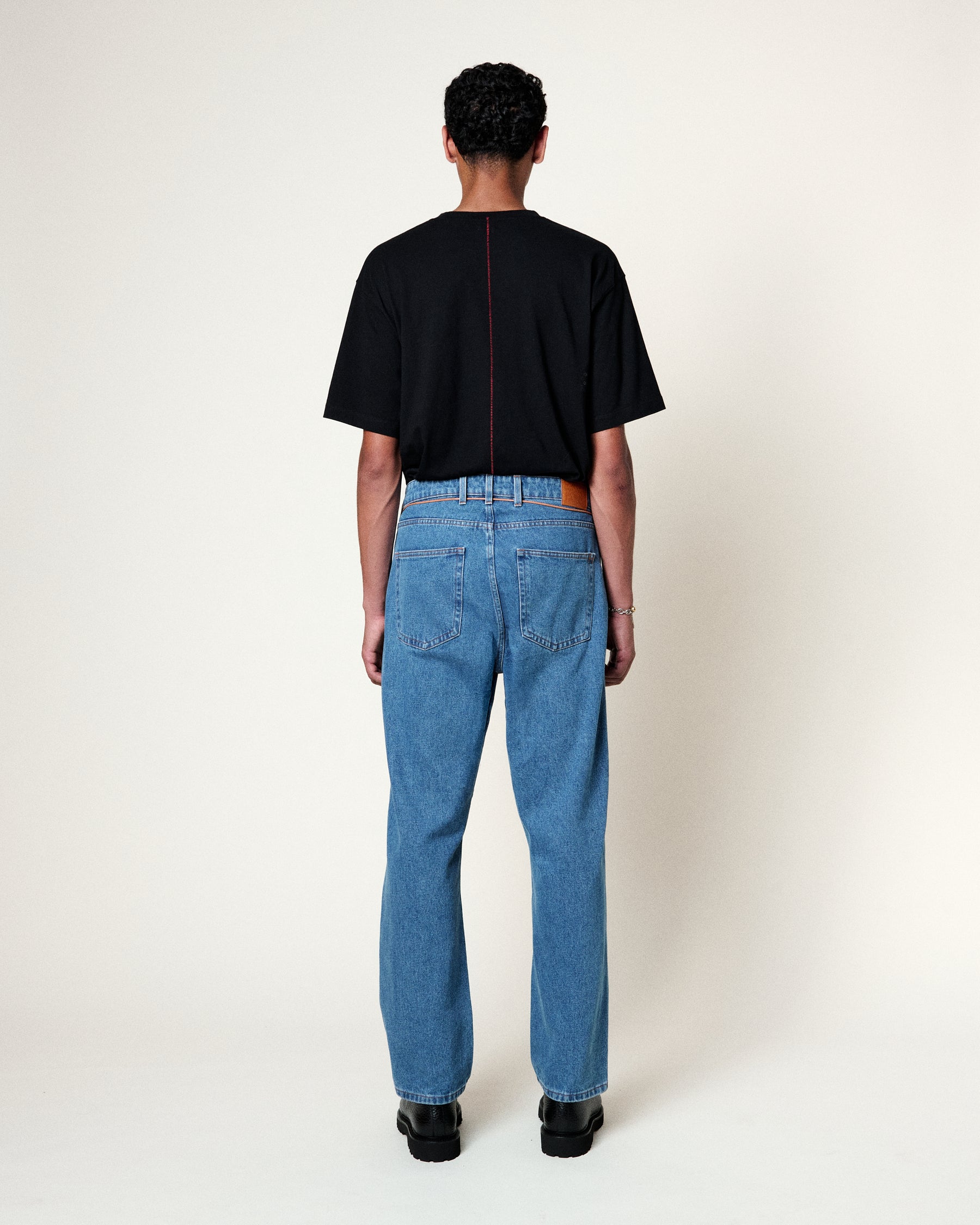 JABALI ALGO WIDE BLEACHED JEANS