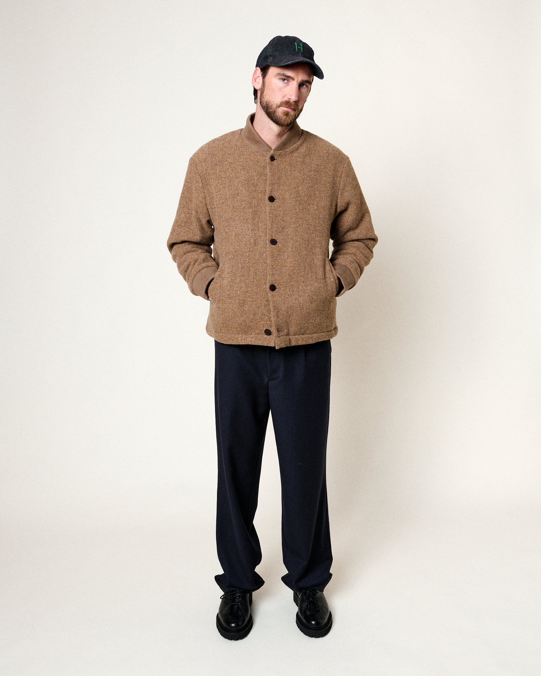 JR FLUFF HAZELNUT JACKET