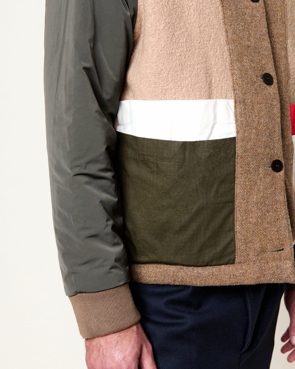 JR FLUFF HAZELNUT JACKET