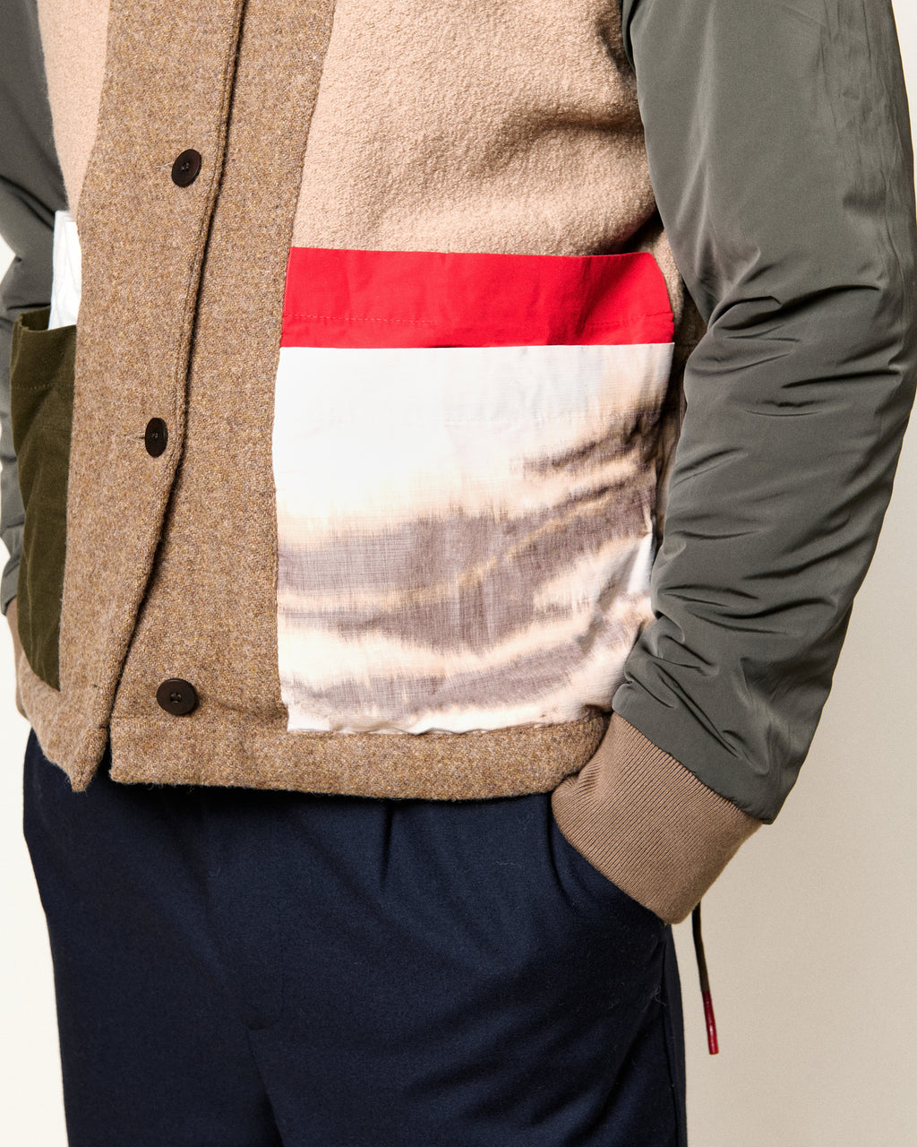 JR FLUFF HAZELNUT JACKET