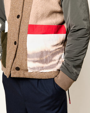 JR FLUFF HAZELNUT JACKET