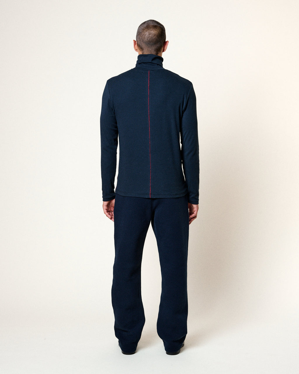 LONG SLEEVE TEE LIGHT NECK NAVY