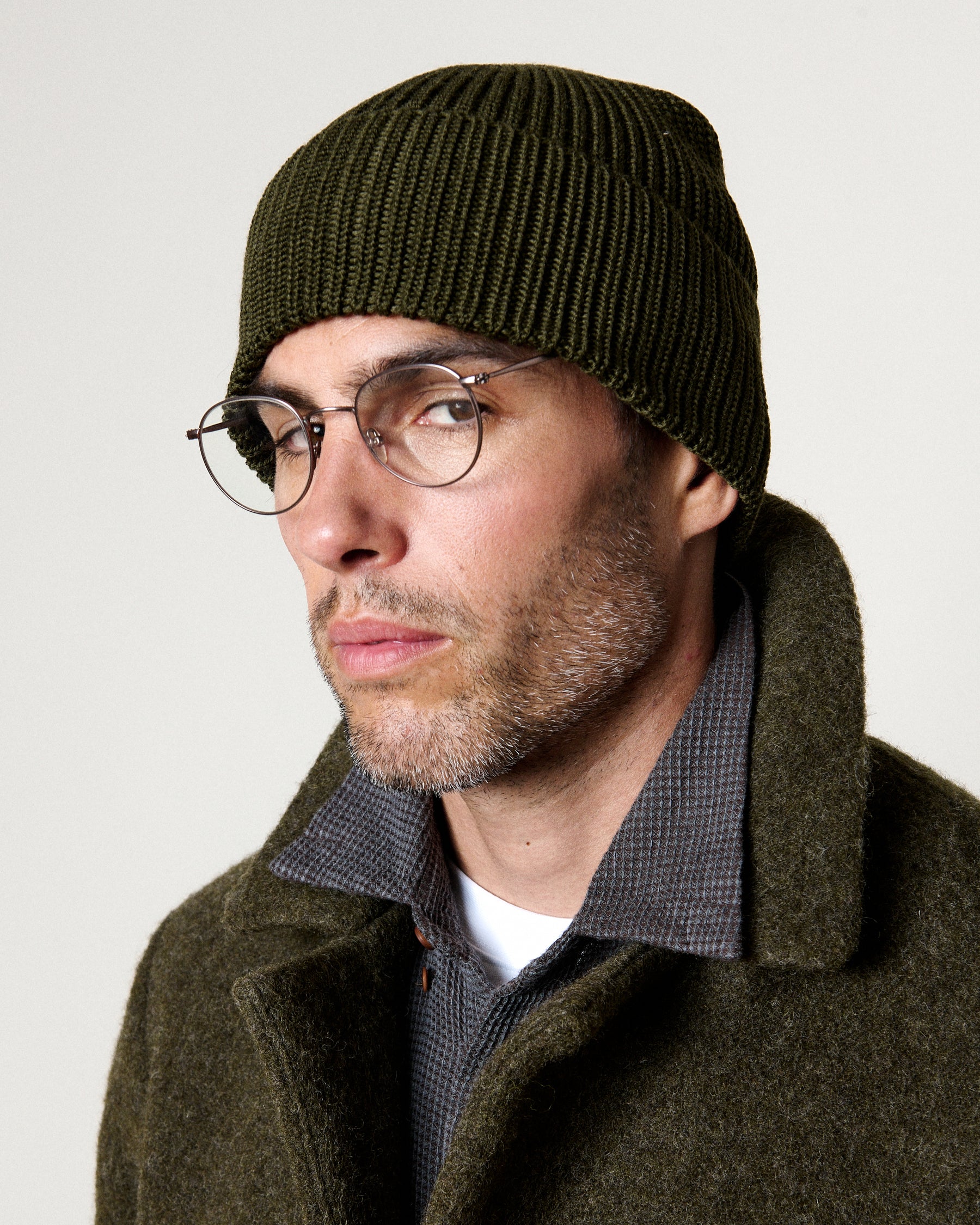 MERINO BEANIE KHAKI