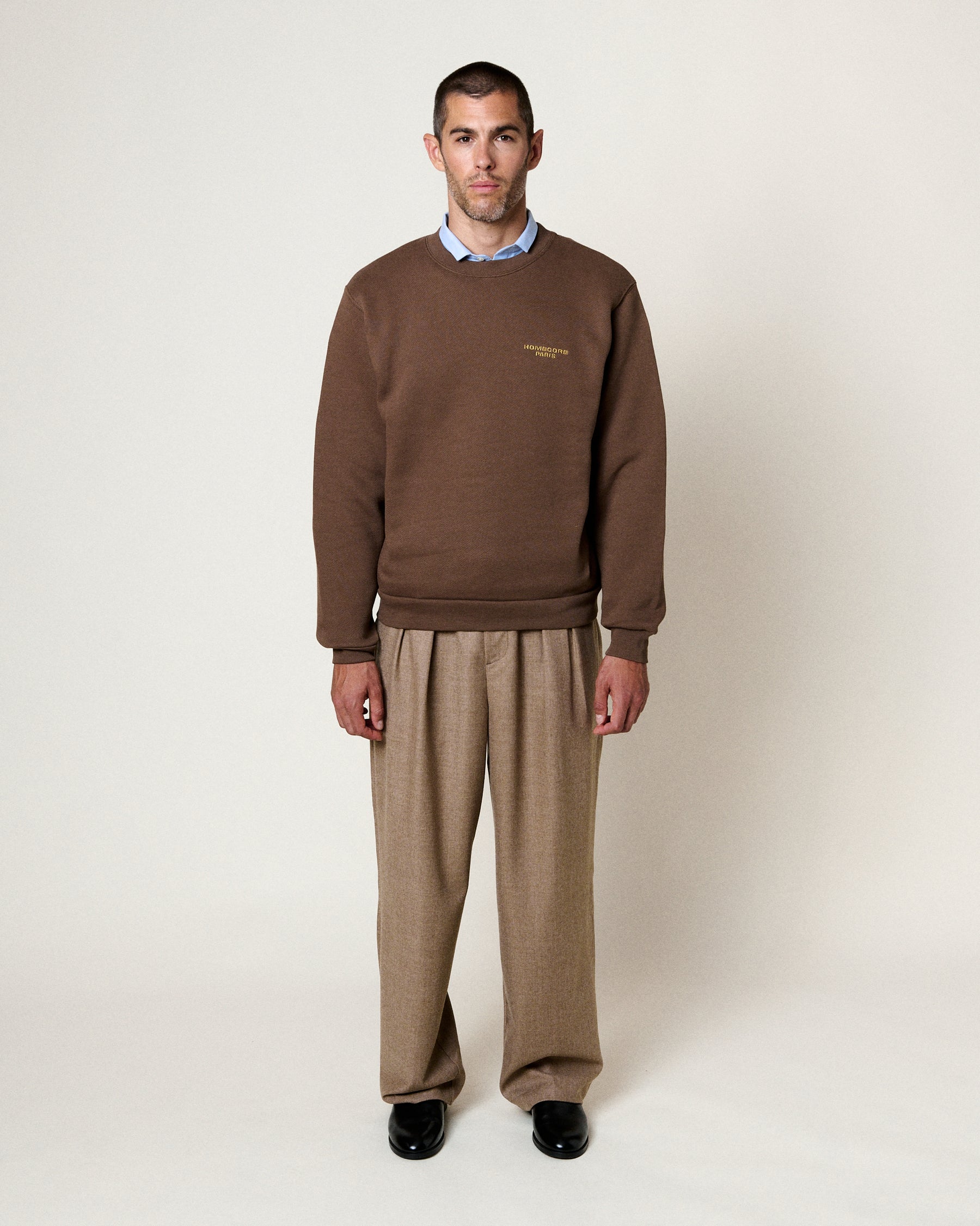 SWEATSHIRT MKO LOGO COCOA