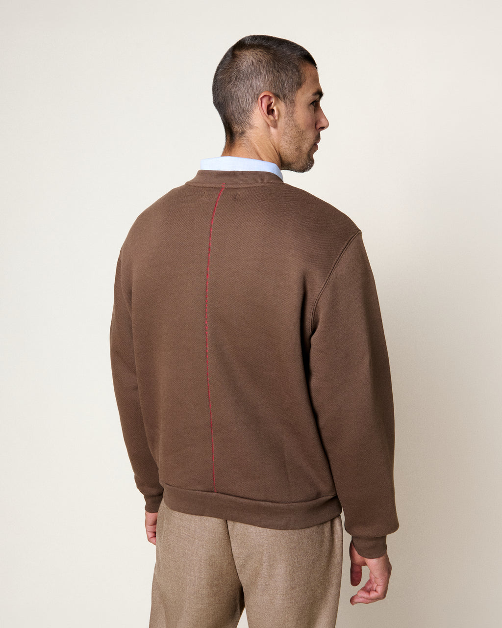 SWEATSHIRT MKO LOGO COCOA
