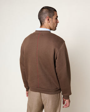 SWEATSHIRT MKO LOGO COCOA