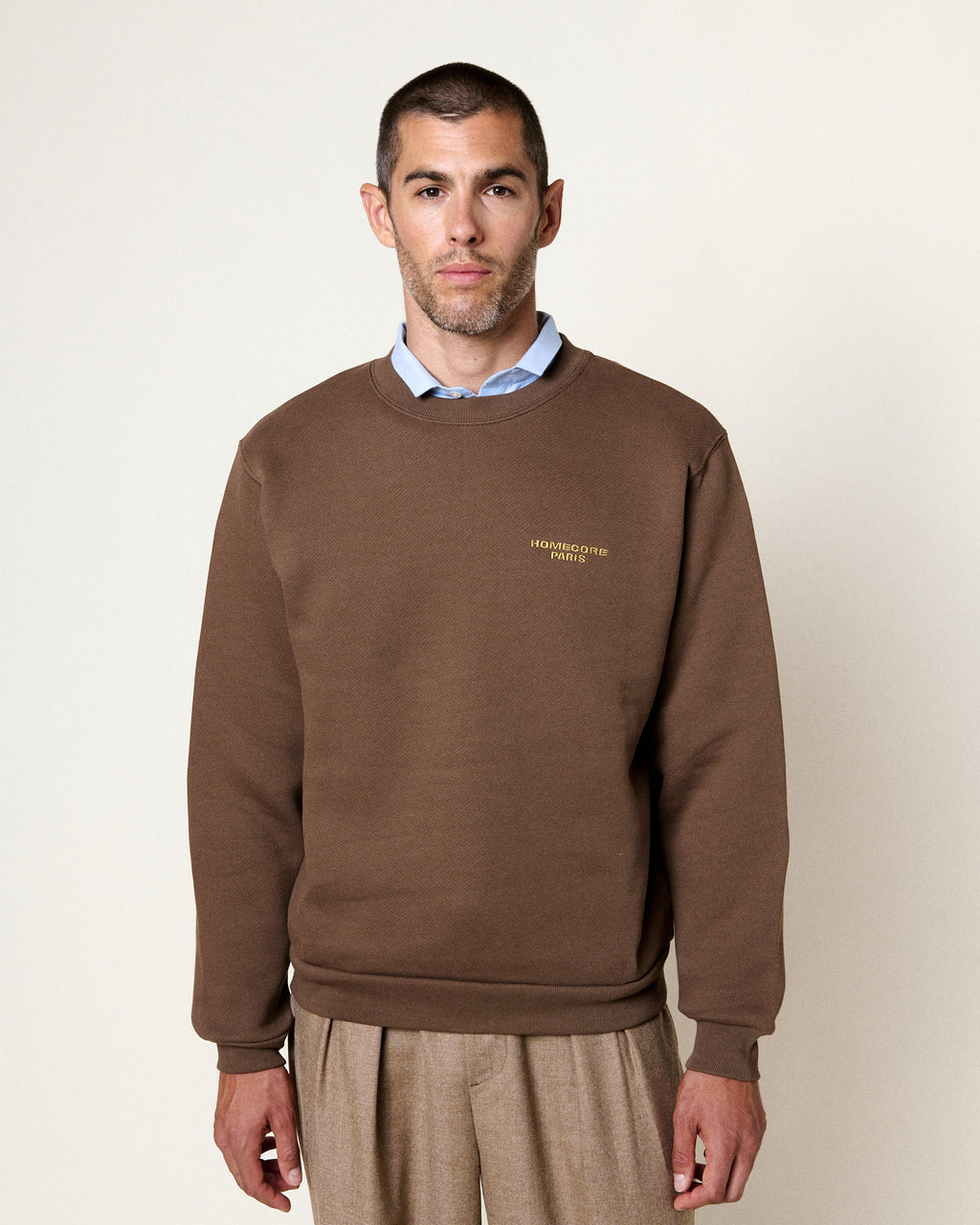 SWEATSHIRT MKO LOGO COCOA