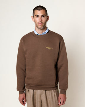 SWEATSHIRT MKO LOGO COCOA