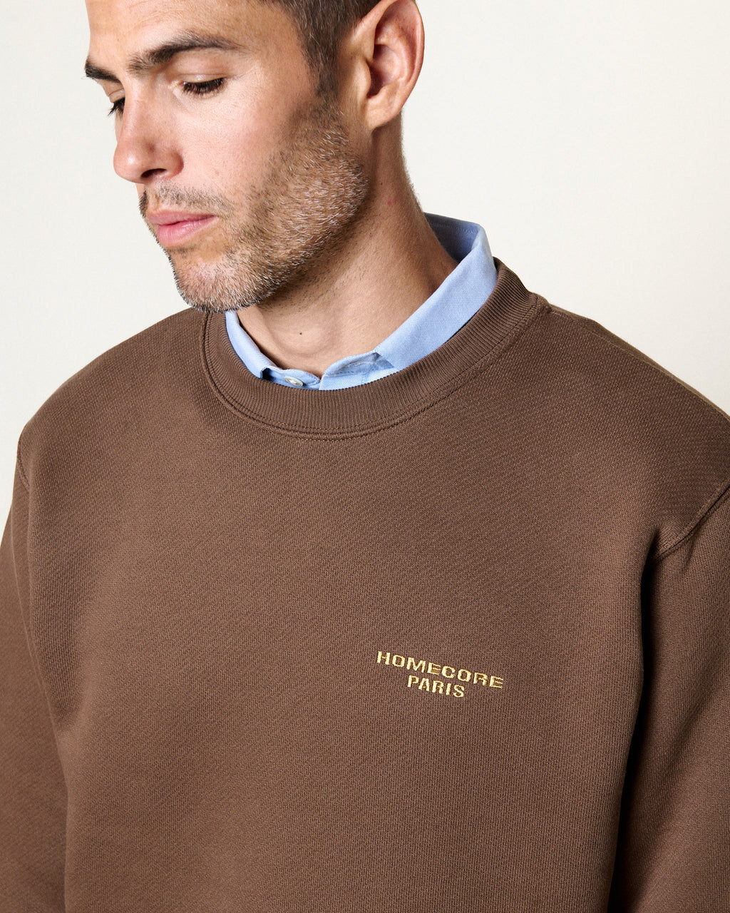 SWEATSHIRT MKO LOGO COCOA