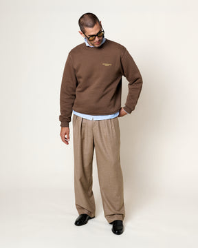 SWEATSHIRT MKO LOGO COCOA