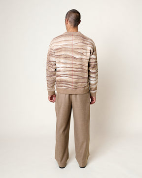 SWEATSHIRT PAC TIME LAYERS MULTI-BROWN