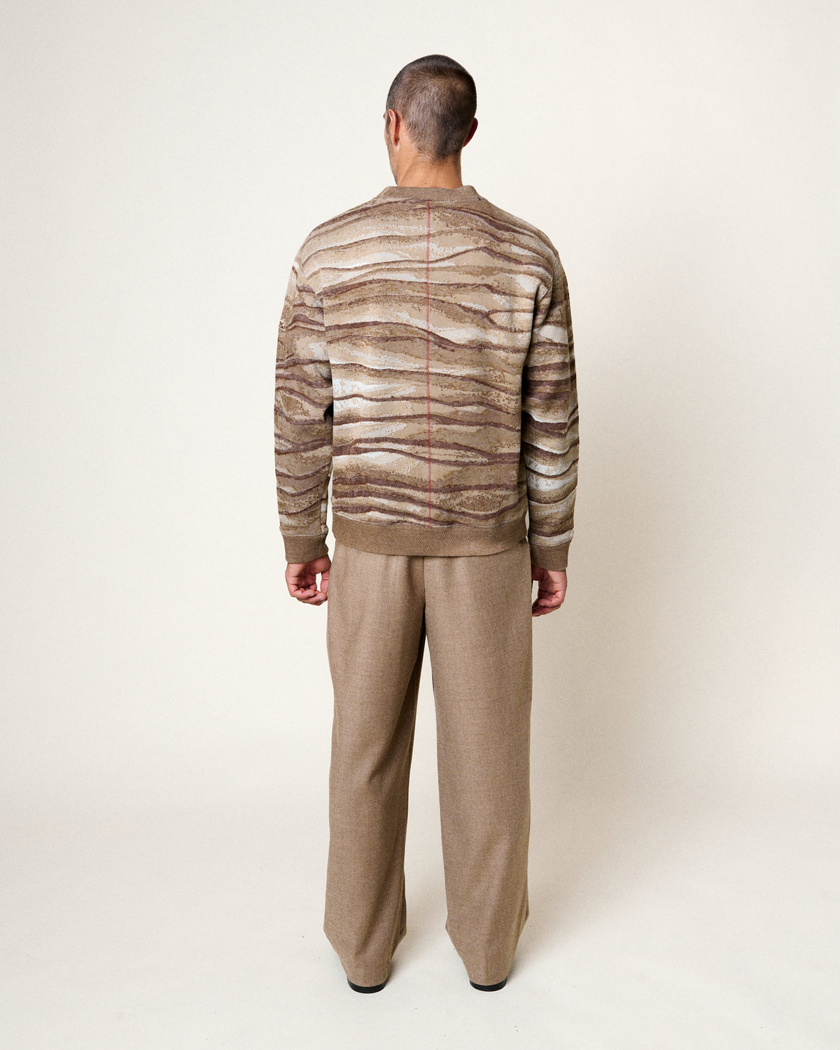 SWEATSHIRT PAC TIME LAYERS MULTI-BROWN
