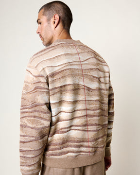 SWEATSHIRT PAC TIME LAYERS MULTI-BROWN