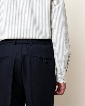 PAULO SLEEK NAVY TROUSERS