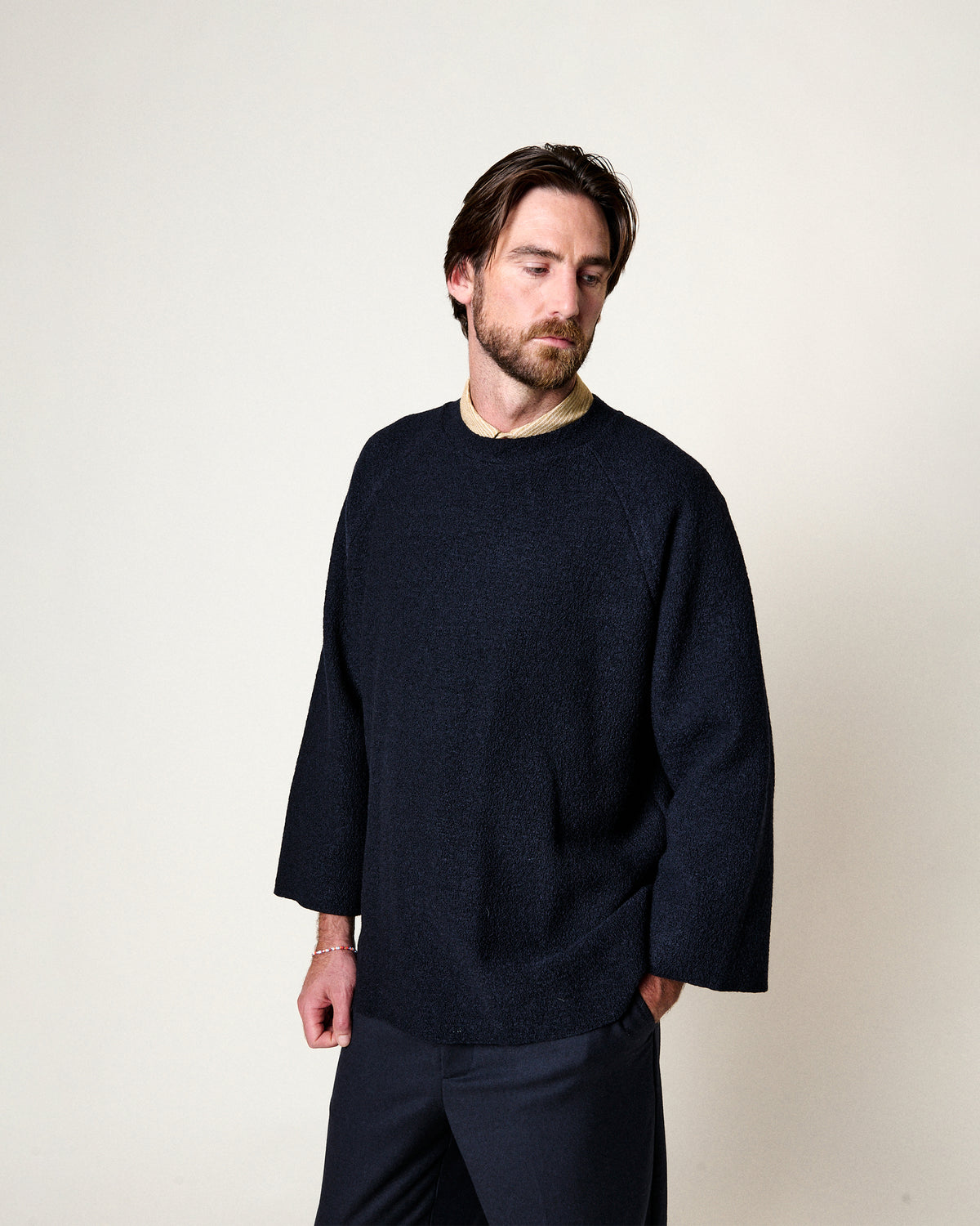 PULLOVER CURLY NAVY