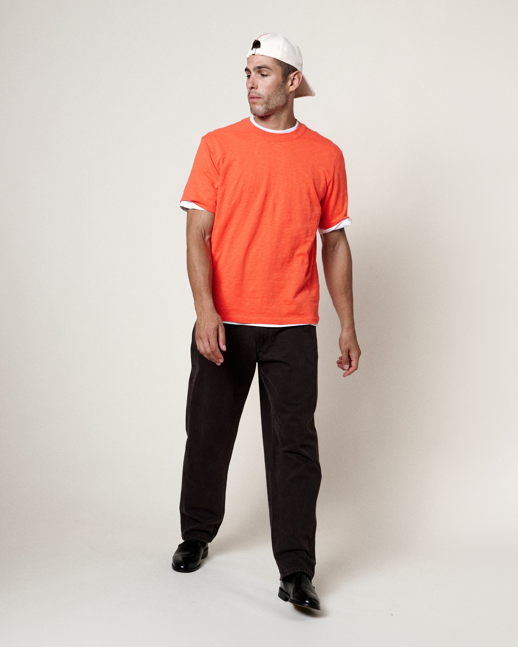 T-SHIRT ROBERT BRIGHT ORANGE