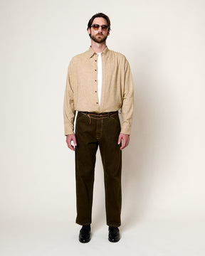SHADOW SPECK BEIGE STRIPES SHIRT