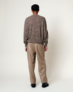 STAMFORD SPECKLED BROWN SWEATER