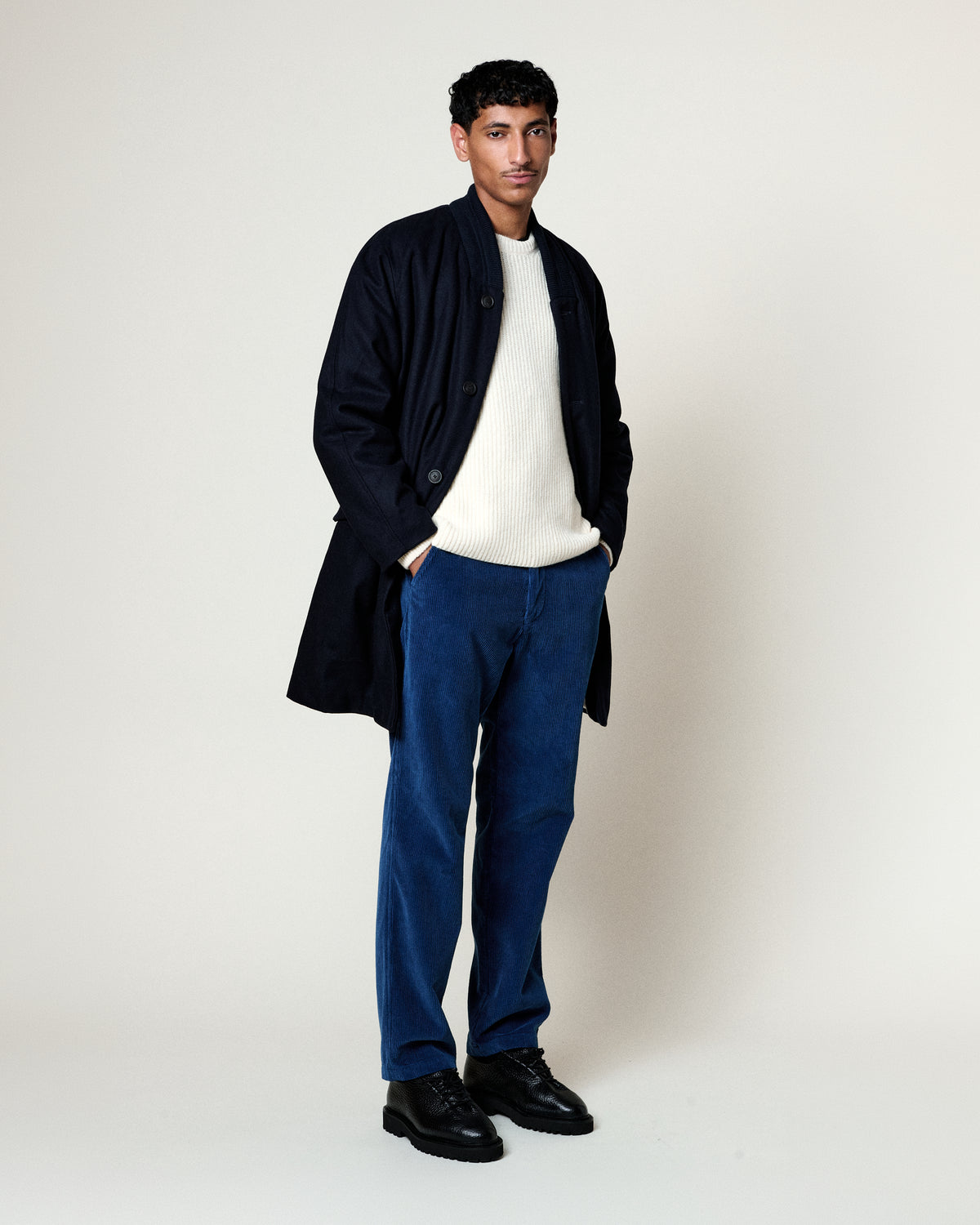 STEPHANE NAVY COAT