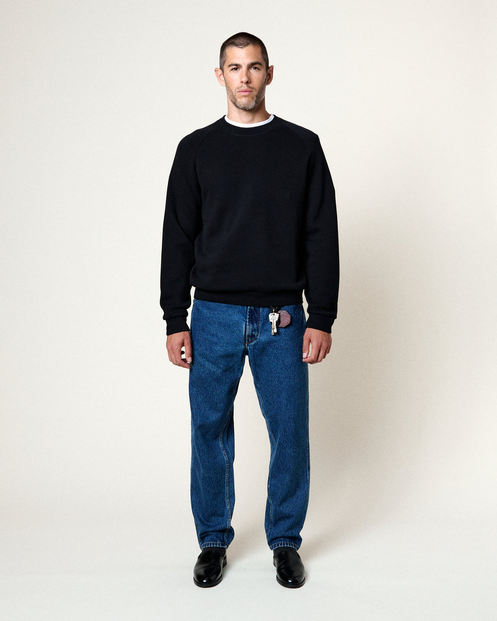 SWEATSHIRT TERRY BLACK