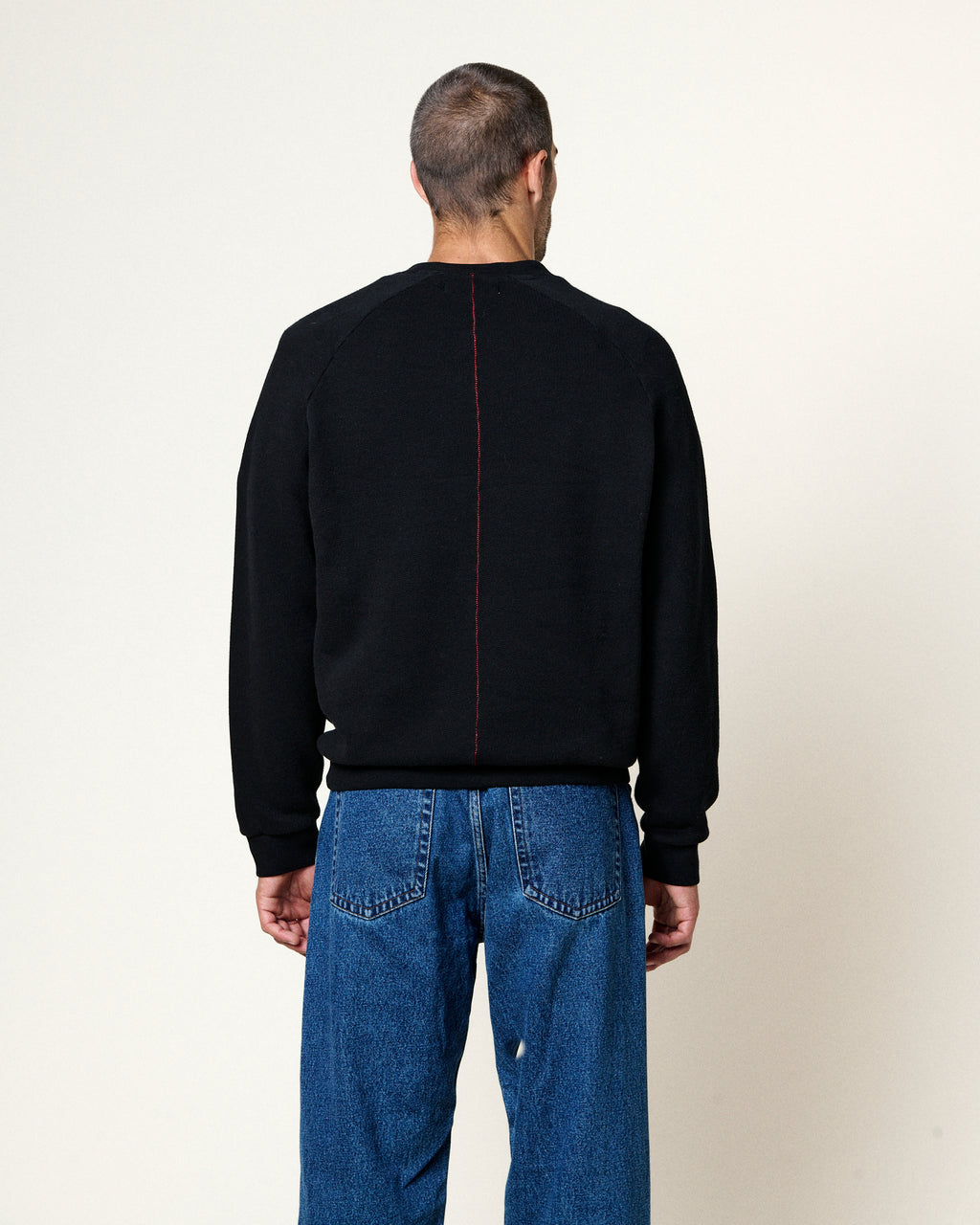 SWEATSHIRT TERRY BLACK