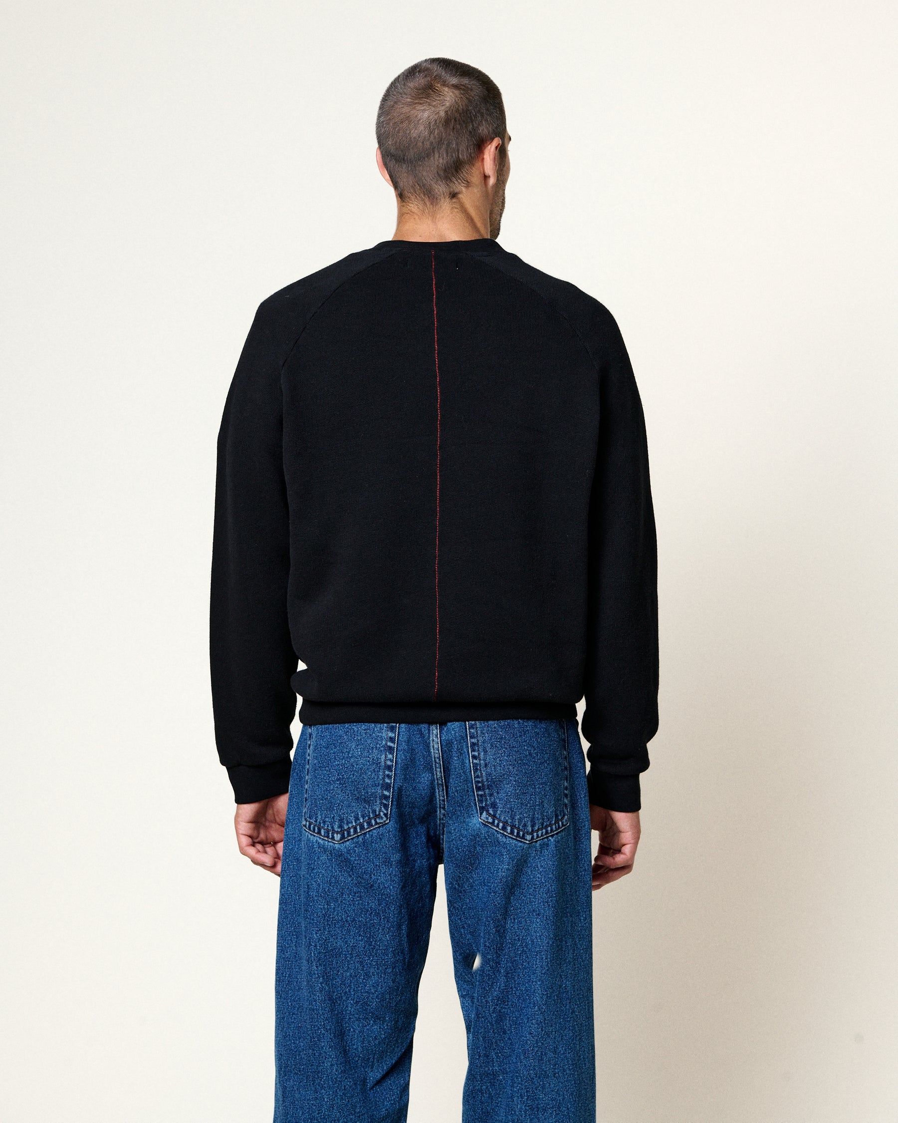 SWEATSHIRT TERRY BLACK