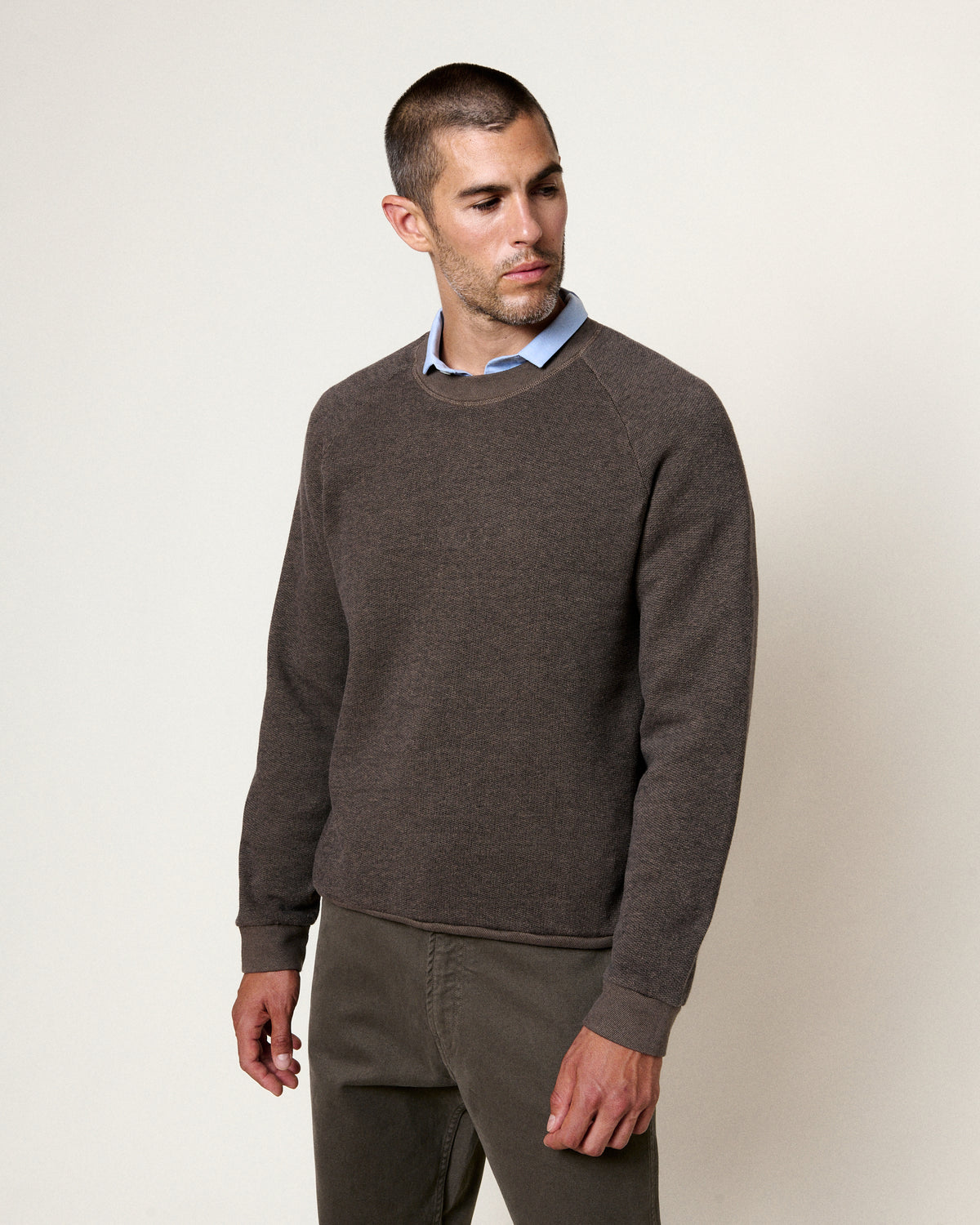 TERRY SWEATSHIRT FALCON GREY 