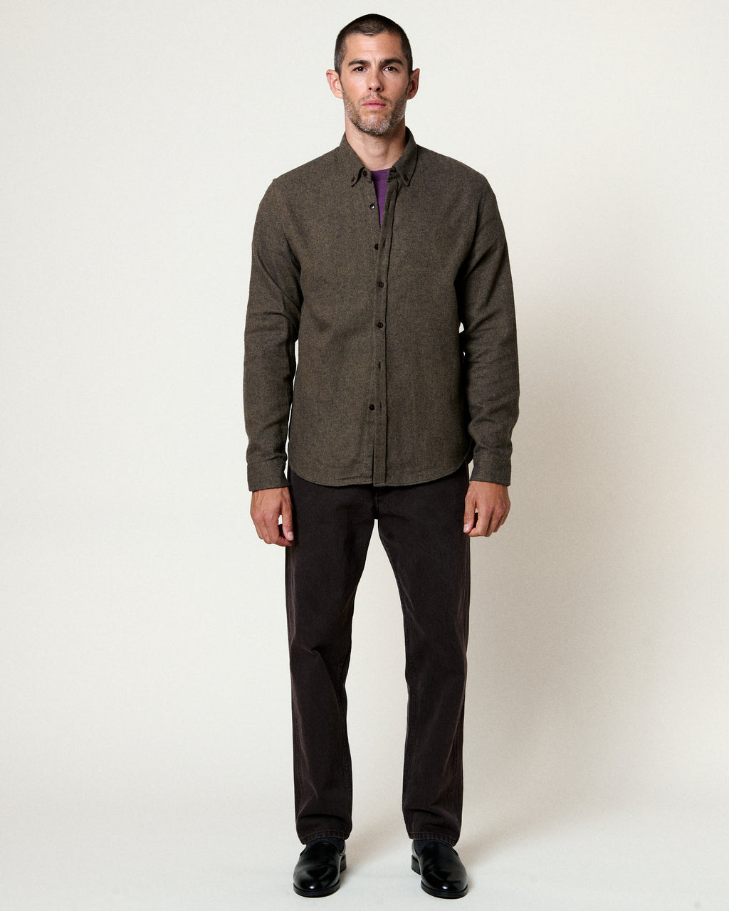 TOKYO ALASKA DARK KHAKI SHIRT