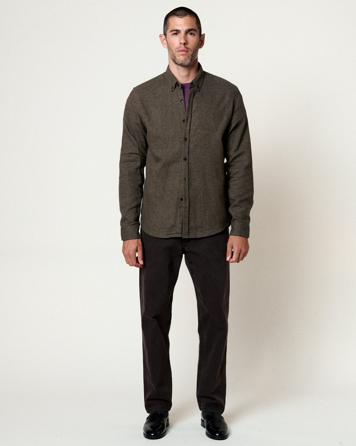 TOKYO ALASKA DARK KHAKI SHIRT