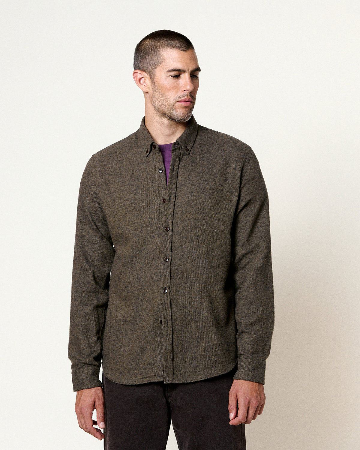 TOKYO ALASKA DARK KHAKI SHIRT