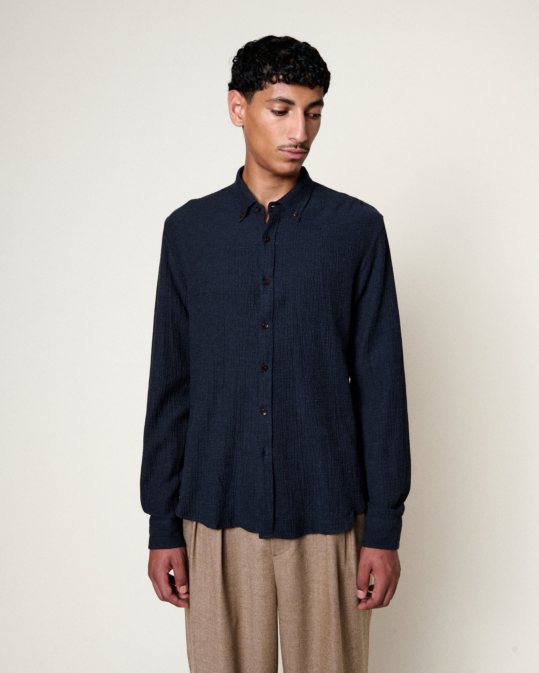 SHIRT TOKYO CHEVEER NAVY