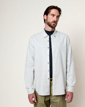 CHEMISE TOKYO SAPPORO BLUE STRIPES
