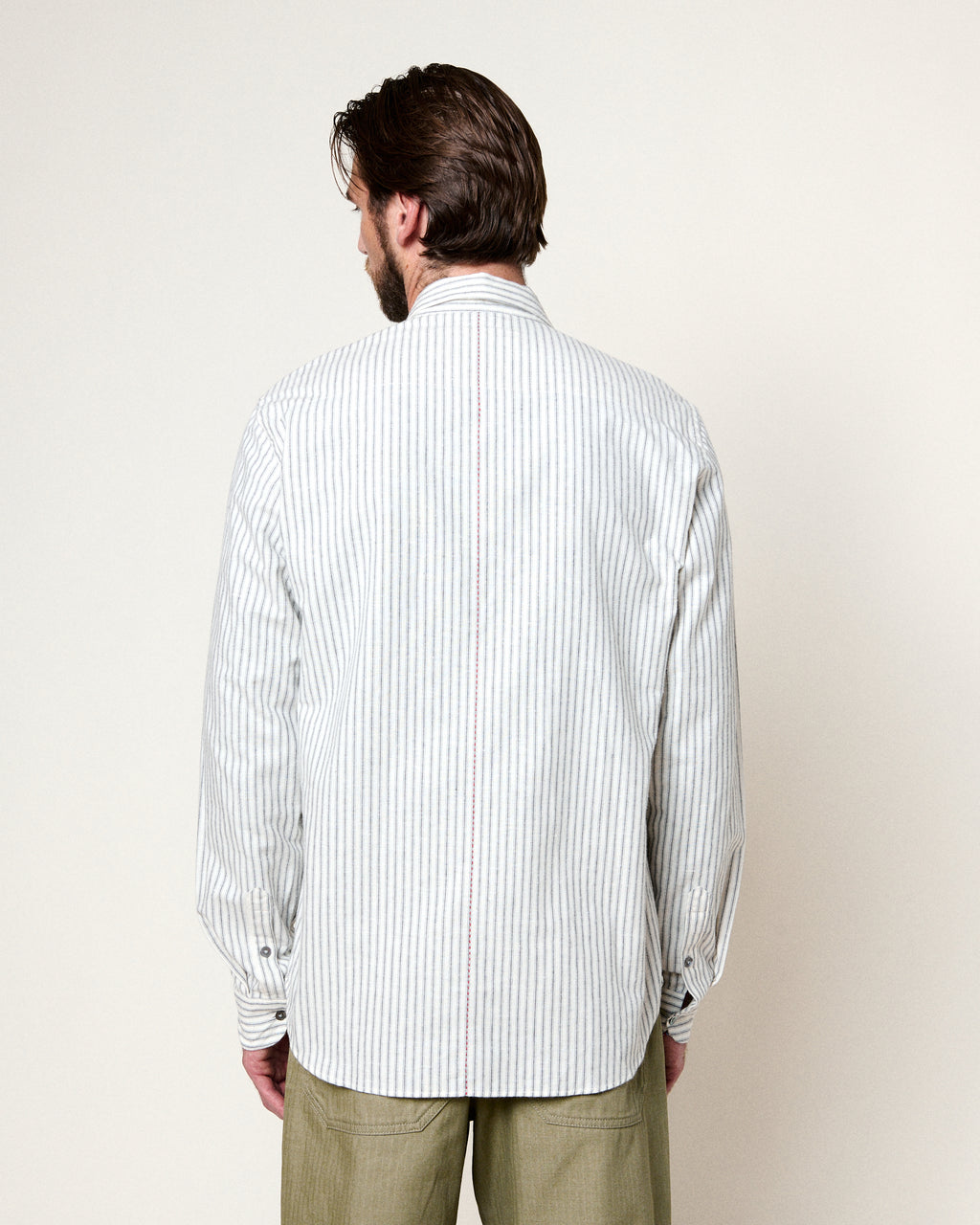 CHEMISE TOKYO SAPPORO BLUE STRIPES